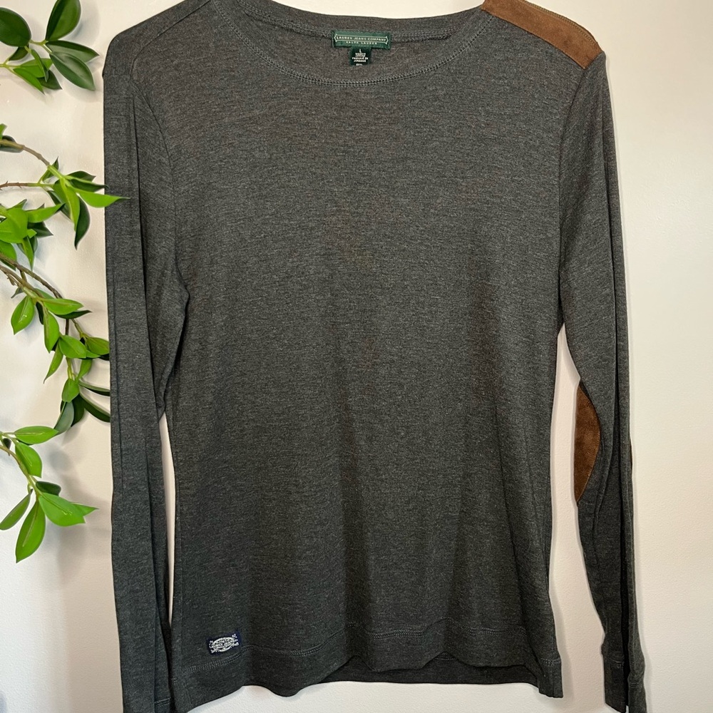 Ralph Lauren Size L Gray Long Sleeve Shirt